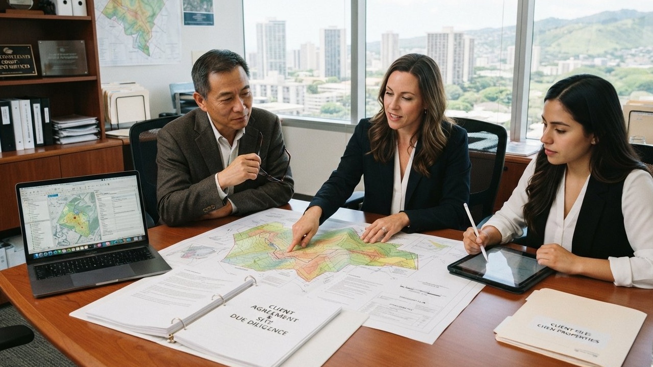 grok-image-ab52af73-db30-483b-82be-a63ed86fc5e0 Client Management and Documentation in Land Consulting Services
