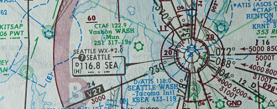aeronautical chart depicting seattle and the puget sound area mailing labels