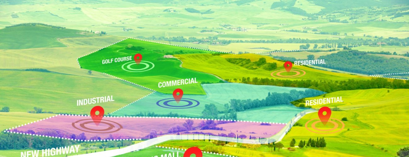 C4-1D Zoning Mean in Los Angeles - A rural landscape with dedicated areas for residential, commercial and industrial areas