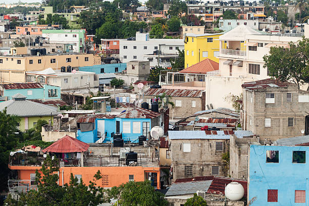Colorful urban residential area showcasing various building styles, vibrant rooftops, and lush greenery. Los Angeles Housing Shortage Solutions