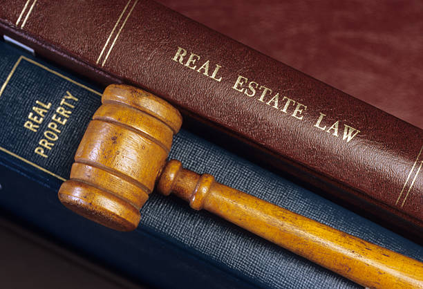 Real Estate Law Books and Gavel in the article, Zoning Hearing in Los Angeles