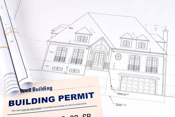 blueprint and building permit