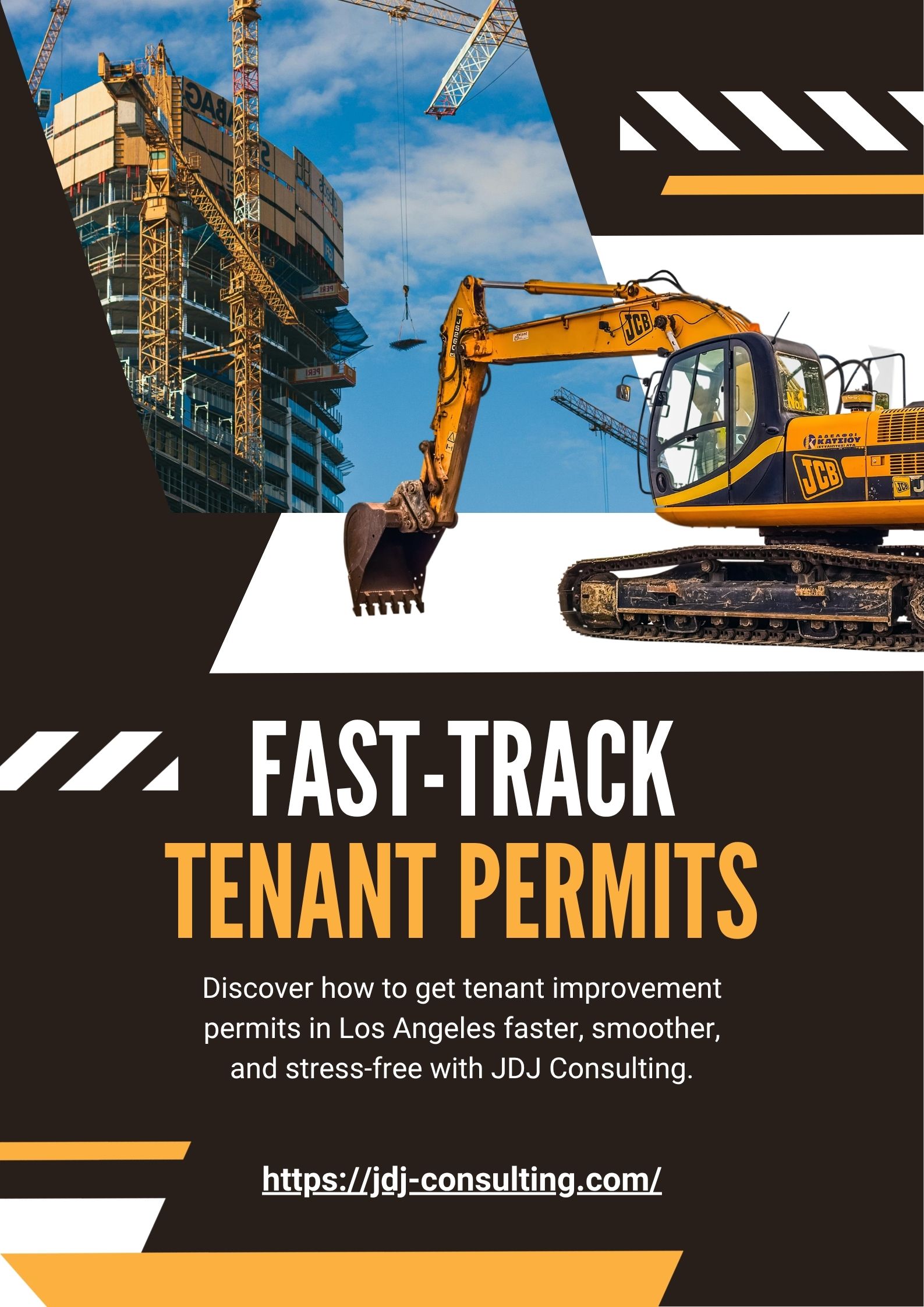infographics of fast track tenant permit approvals.