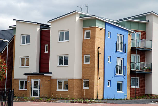 New build show homes on a purpose built estate near London
