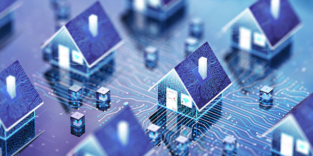 Smart home concepts. 3D render