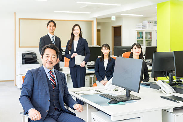 business person working in office