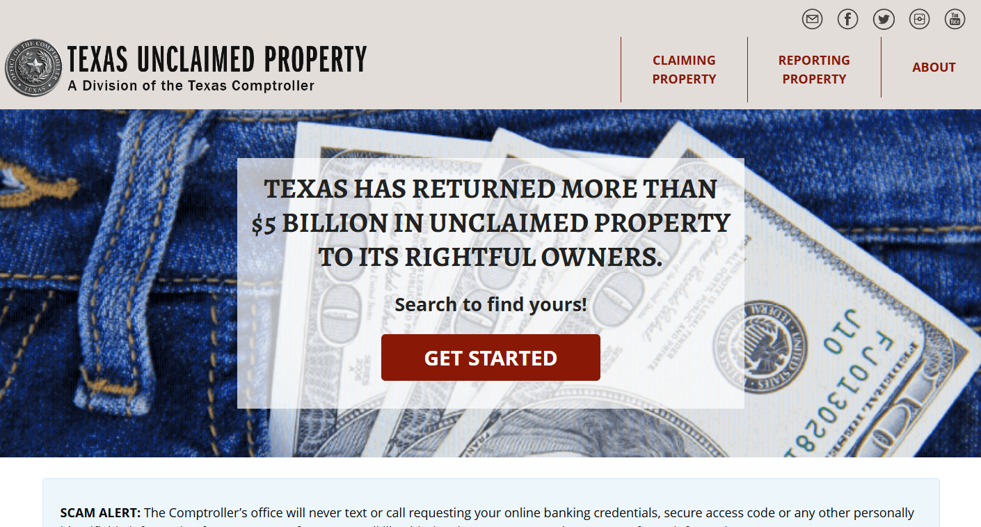 unclaimed property