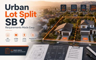 Urban Lot Split SB 9 Requirements Made Easy
