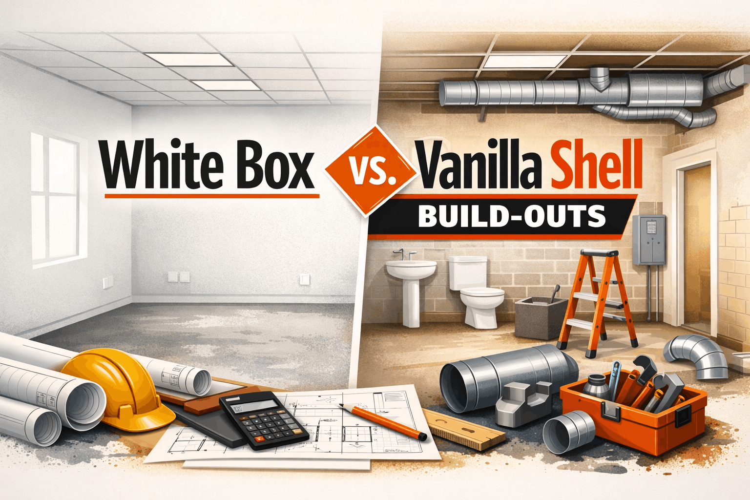 White Box vs. Vanilla Shell Build-Outs: Key Differences Explained