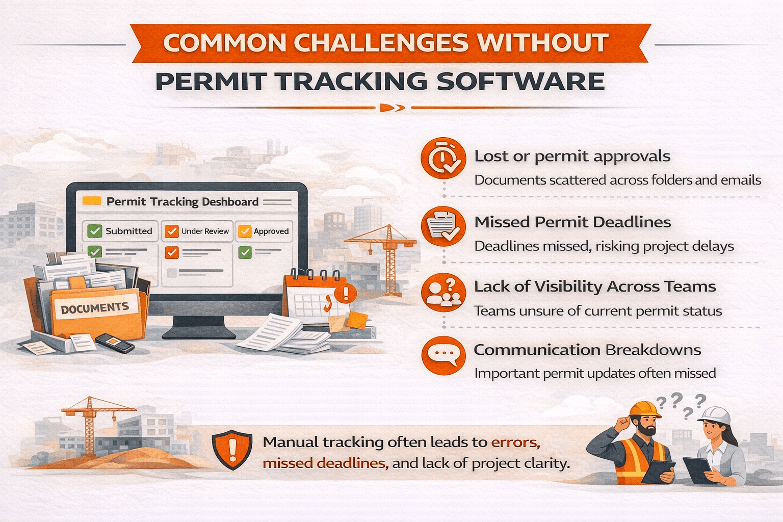 Common Challenges Without Permit Tracking Software