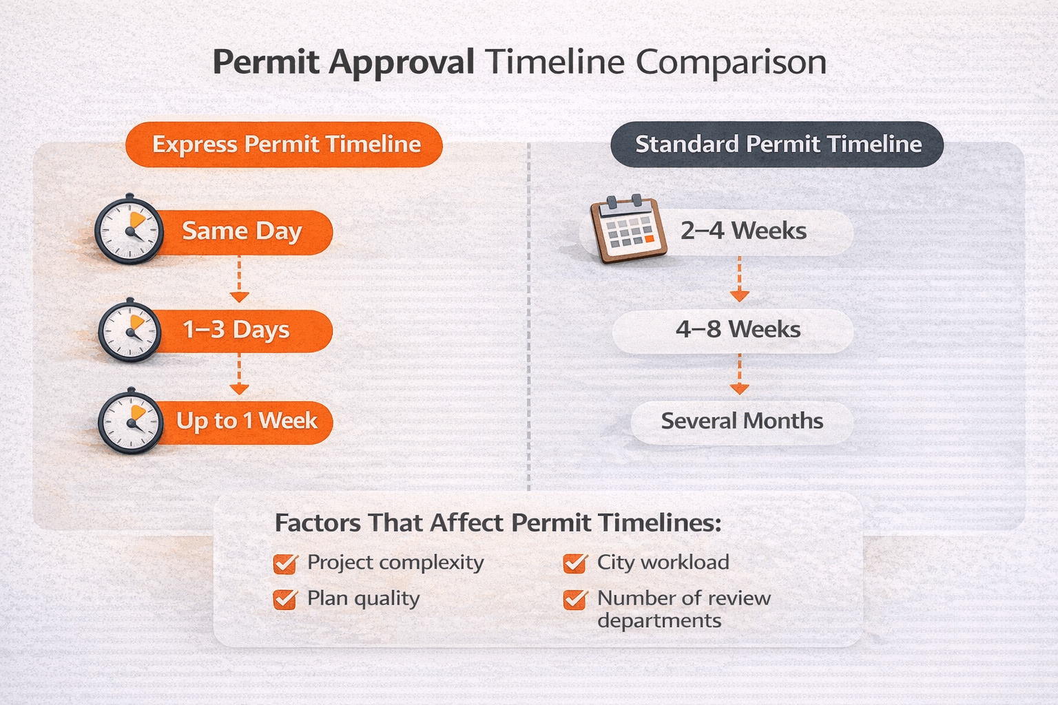 Permit Approval Timeline Comparison