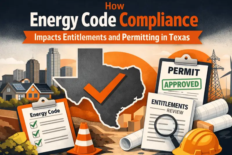 How Energy Code Compliance Impacts Entitlements and Permitting in Texas