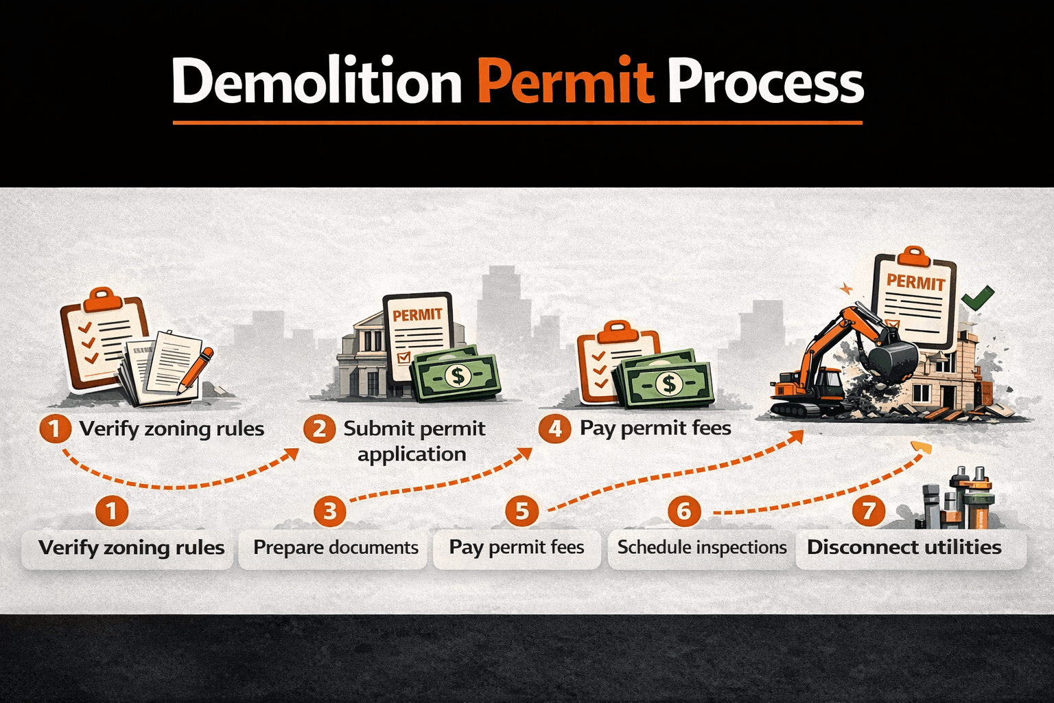Step-by-Step Process to Get a Demolition Permit in Texas