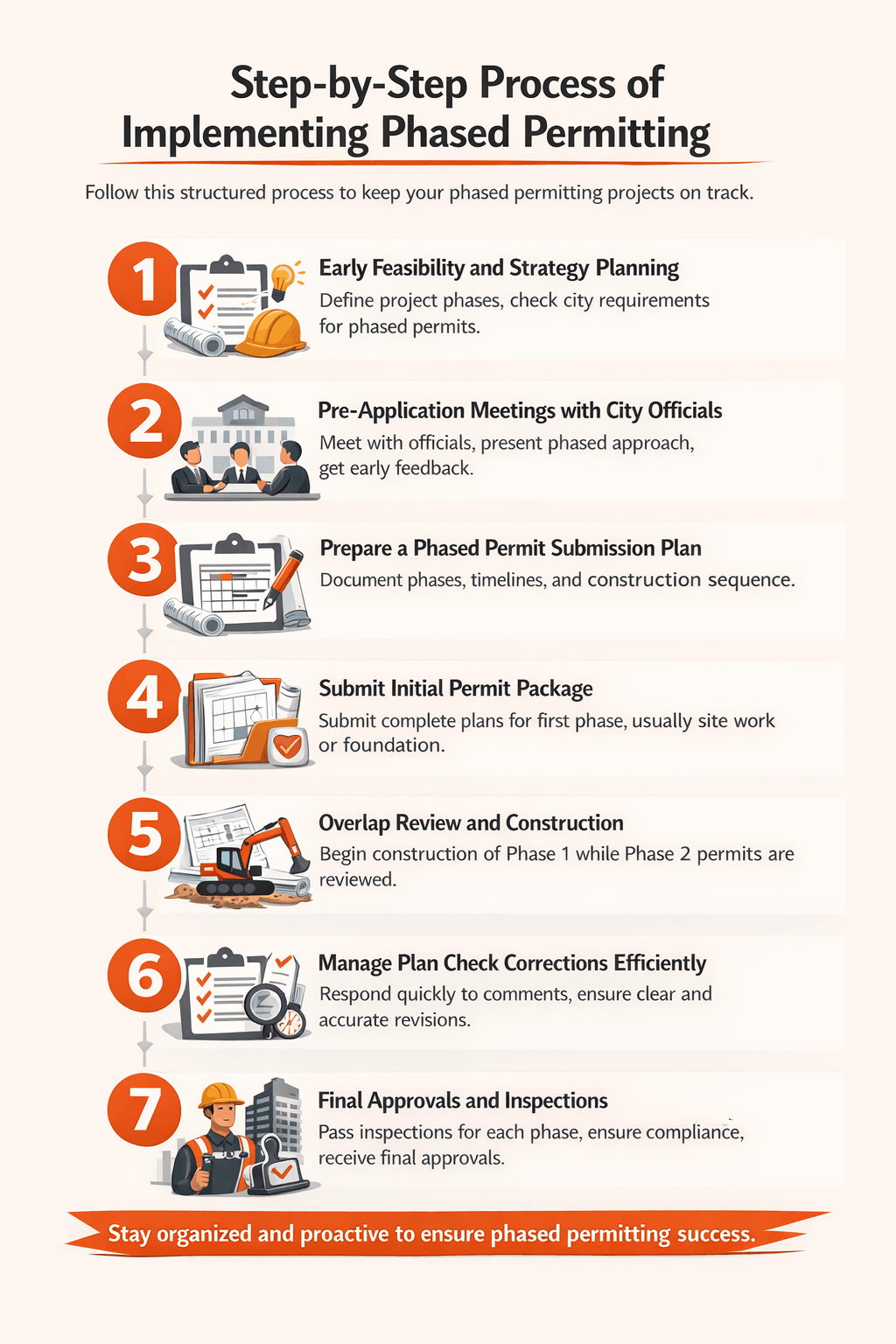 Step-by-Step Process of Implementing Phased Permitting