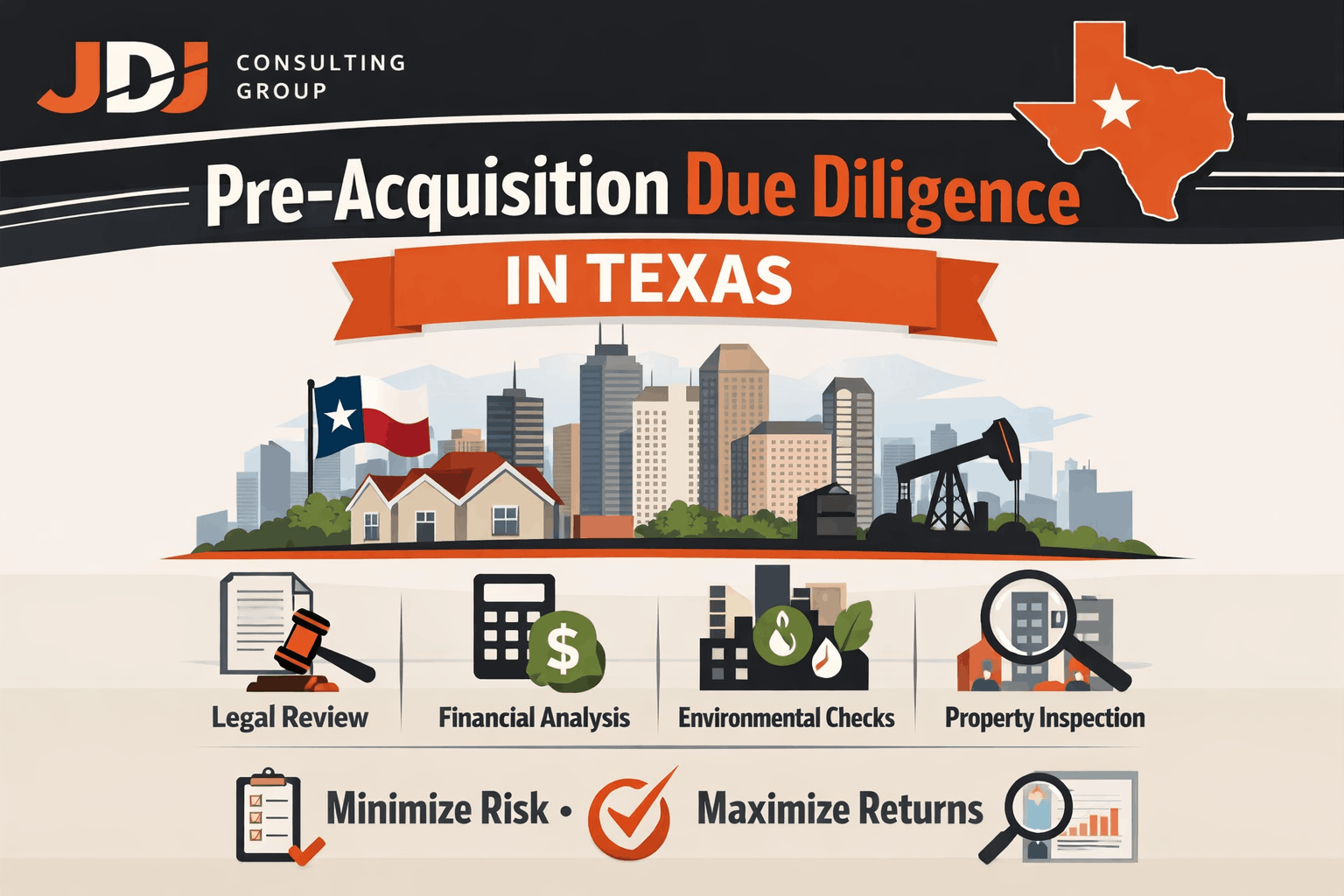 Pre-Acquisition Due Diligence in Texas | JDJ Consulting Group