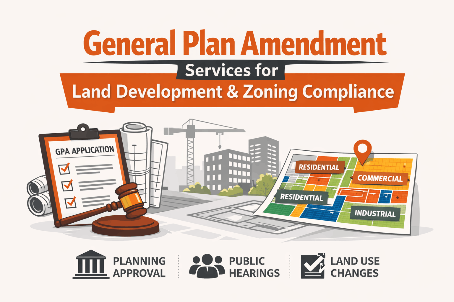 General Plan Amendment Services for Land Development & Zoning Compliance