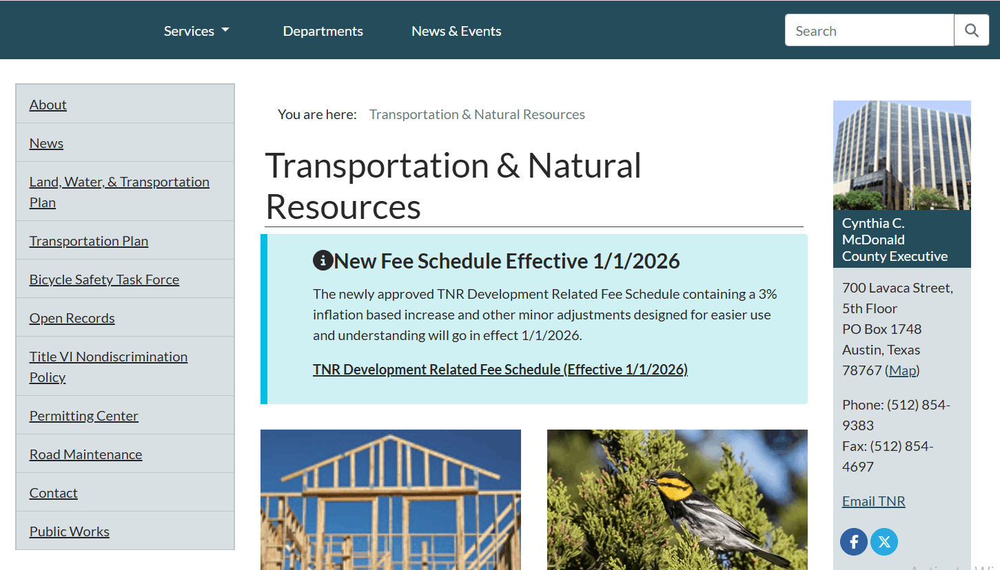 Who Issues Building Permits in Travis County?