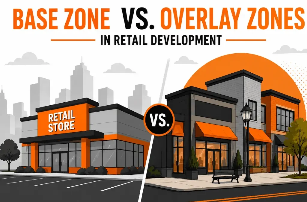 Base Zone vs. Overlay Zones in Retail Development