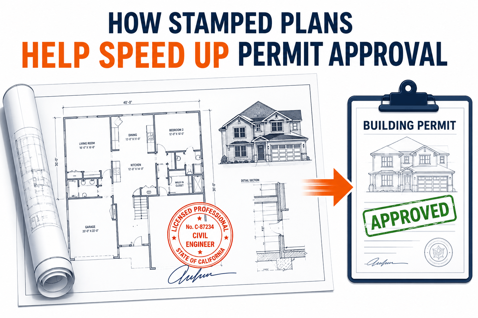 How Stamped Plans Help Speed Up Permit Approval Process
