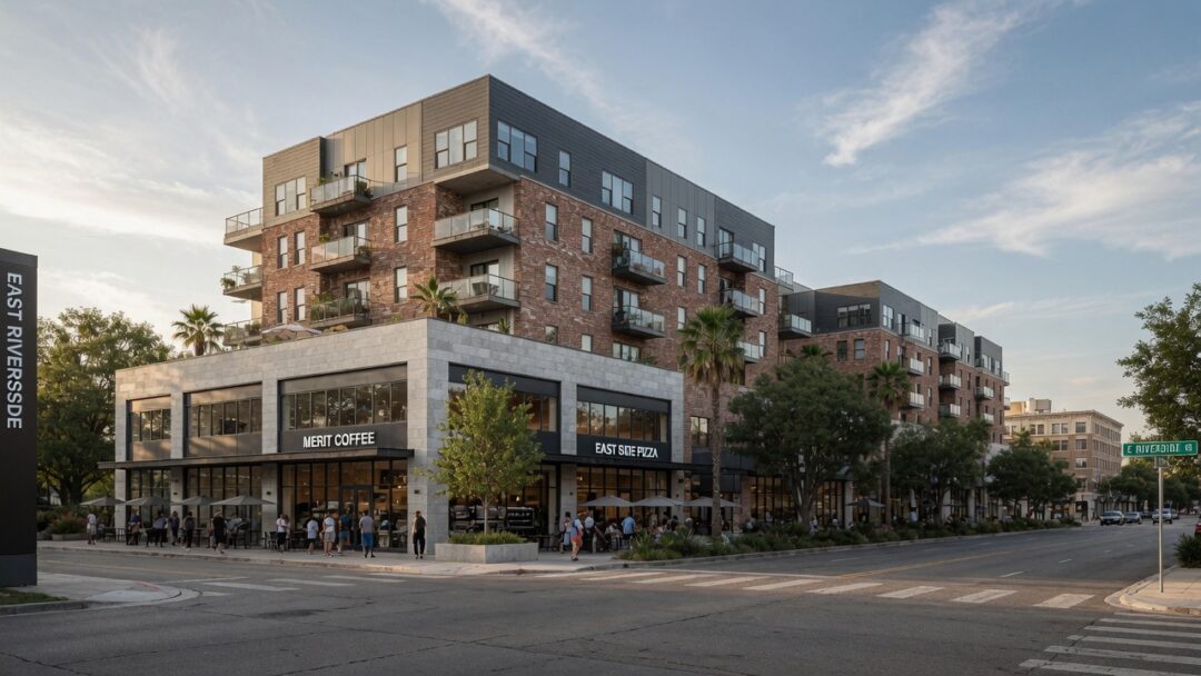 East Riverside Adds Density and Character Along Austin's Riverside Corridor