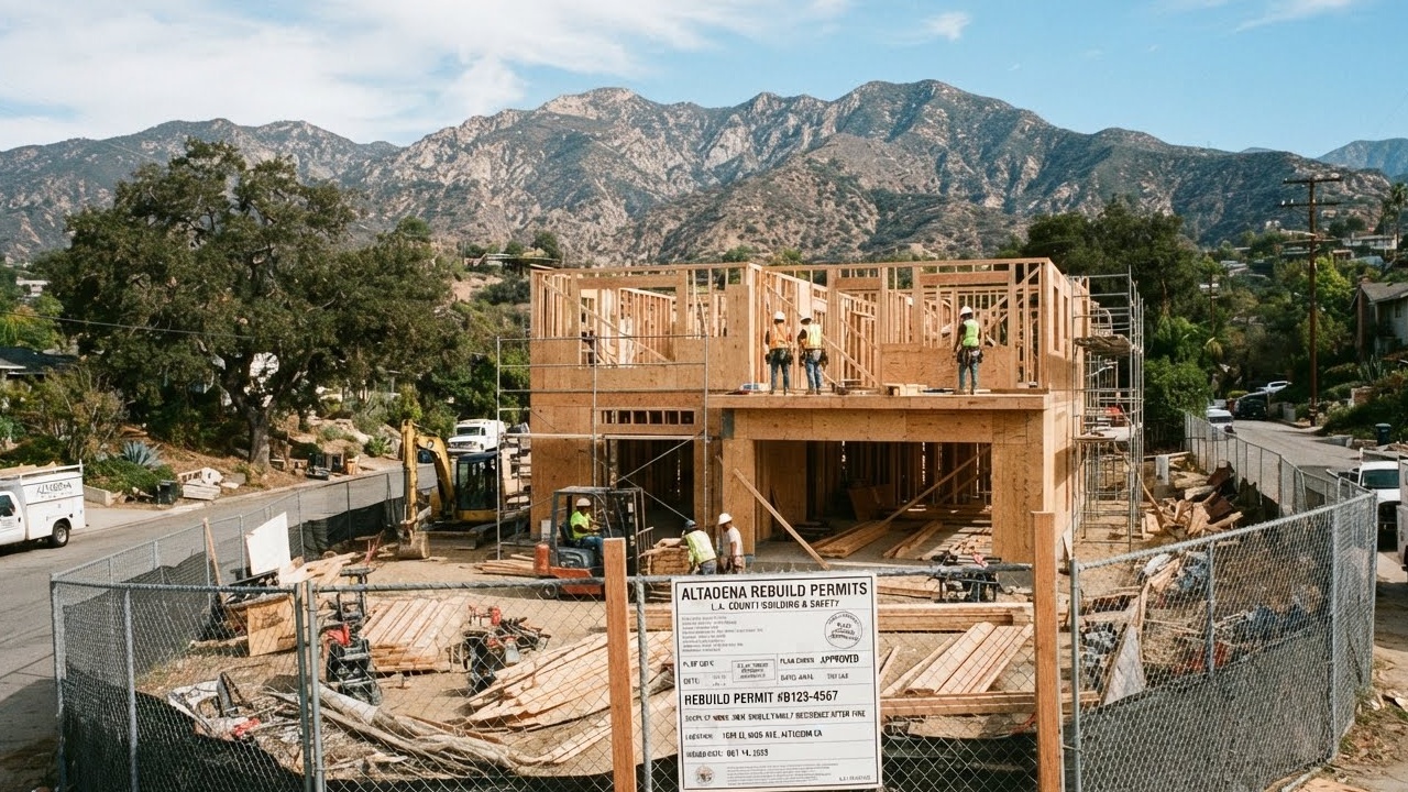 Altadena rebuild permits