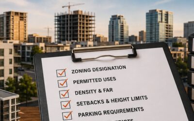 Zoning Due Diligence Checklist: What Developers Should Verify Before Buying Property