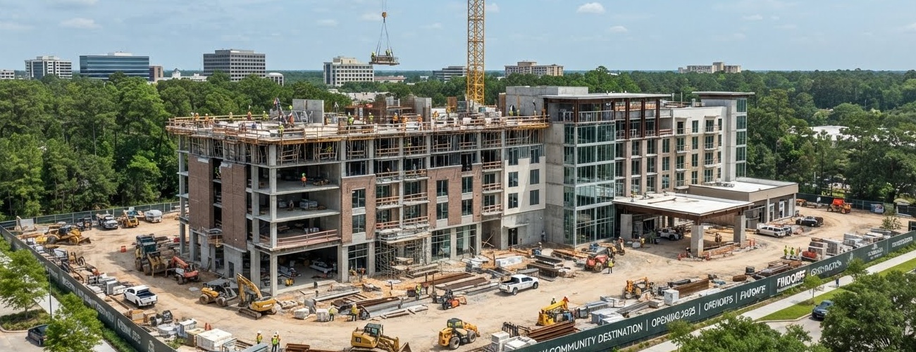 Hotel development The Woodlands TX