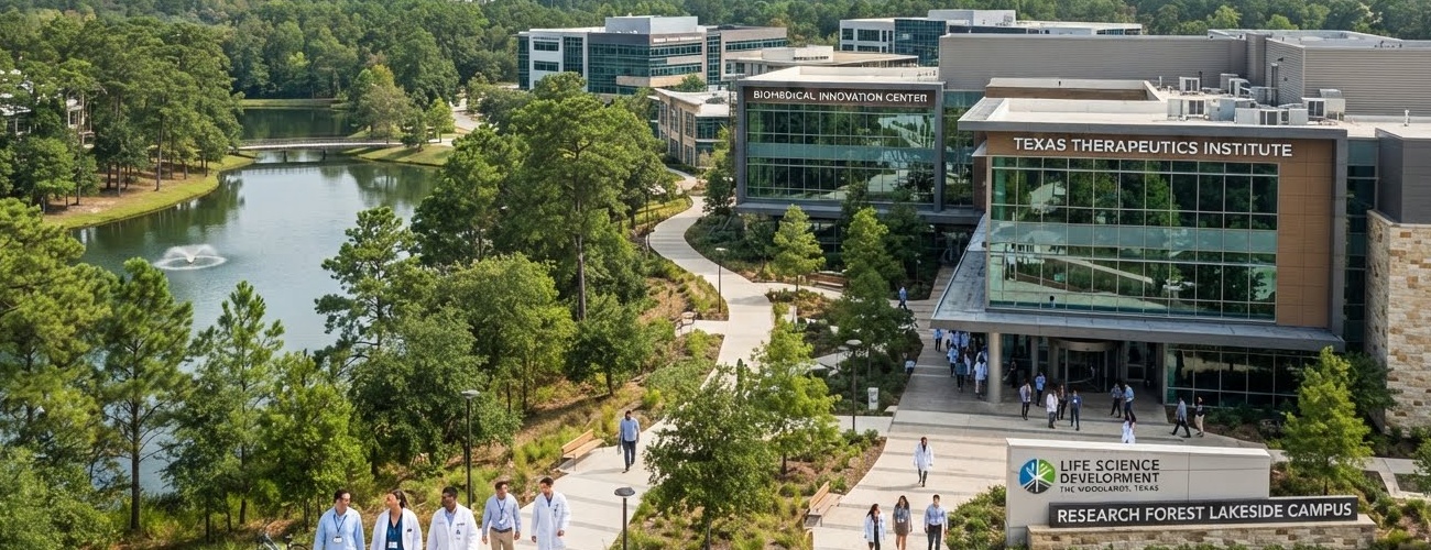 life science development The Woodlands TX